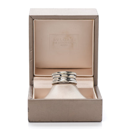 Bulgari 18K White Gold B.Zero1 Three-Band Ring 50 5.5 6 of 6