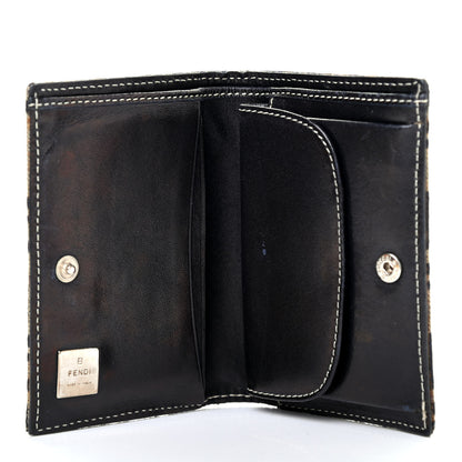 Fendi Zucchino Bi-Fold Wallet Navy 5 of 7