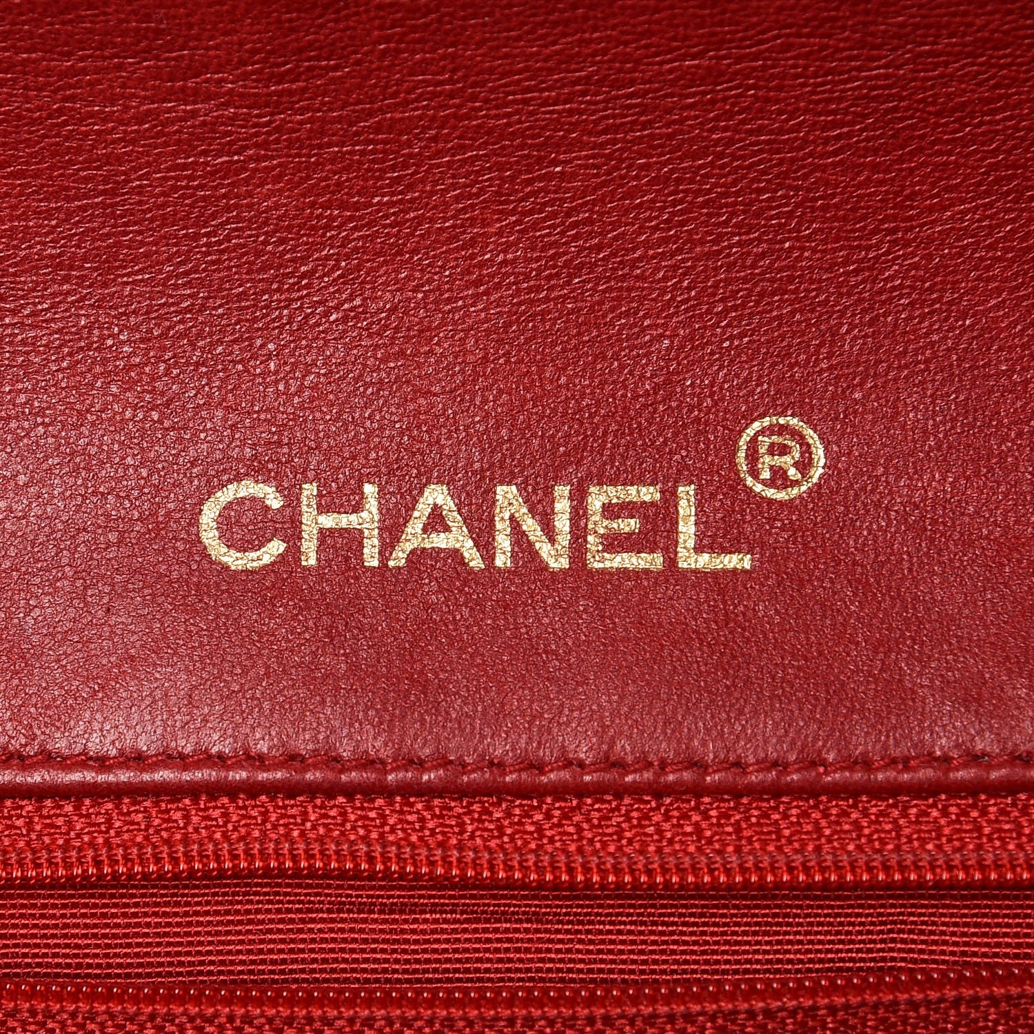 Chanel Lambskin Quilted Small Single Flap Red 6 of 14
