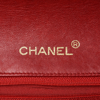 Chanel Lambskin Quilted Small Single Flap Red 6 of 14