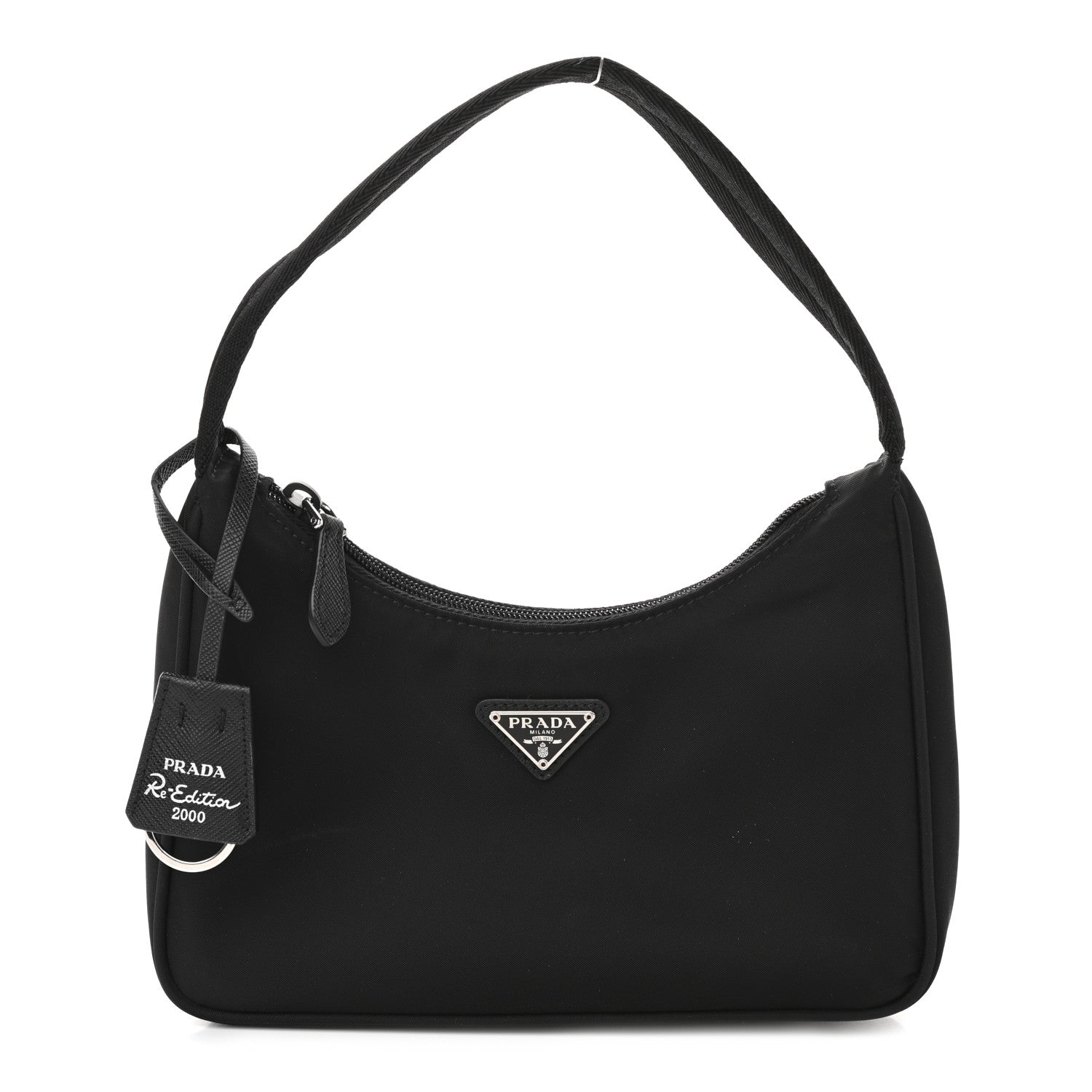 Prada Tessuto Nylon Mini Re-Edition 2000 Bag Black 1 of 11