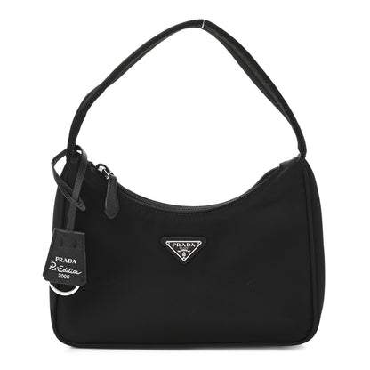 Prada Tessuto Nylon Mini Re-Edition 2000 Bag Black 1 of 11
