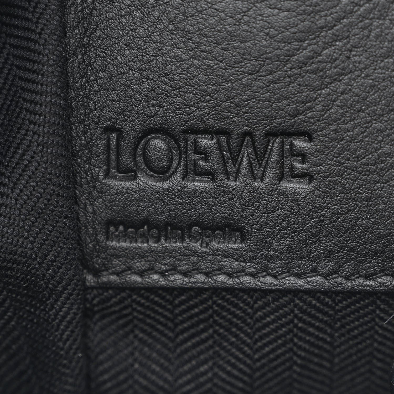 Loewe Calfskin Small Hammock Shoulder Bag Black 6 of 10