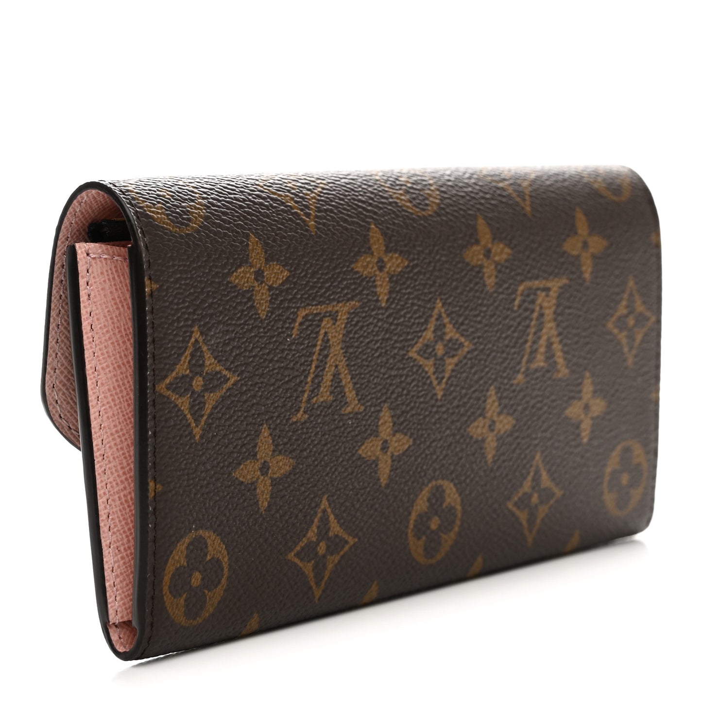 Monogram Emilie Wallet Rose Ballerine