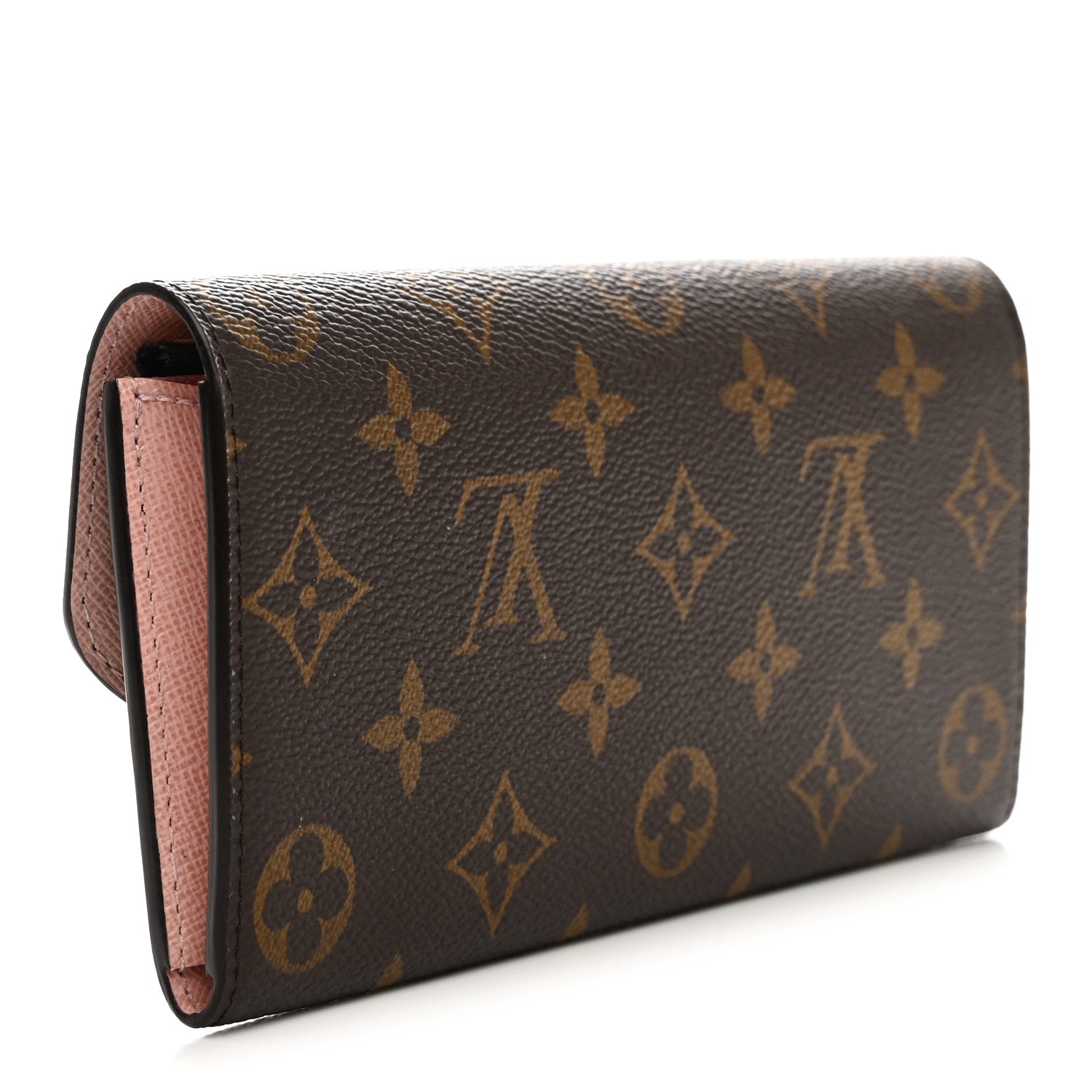 Louis Vuitton Monogram Emilie Wallet Rose Ballerine 3 of 6