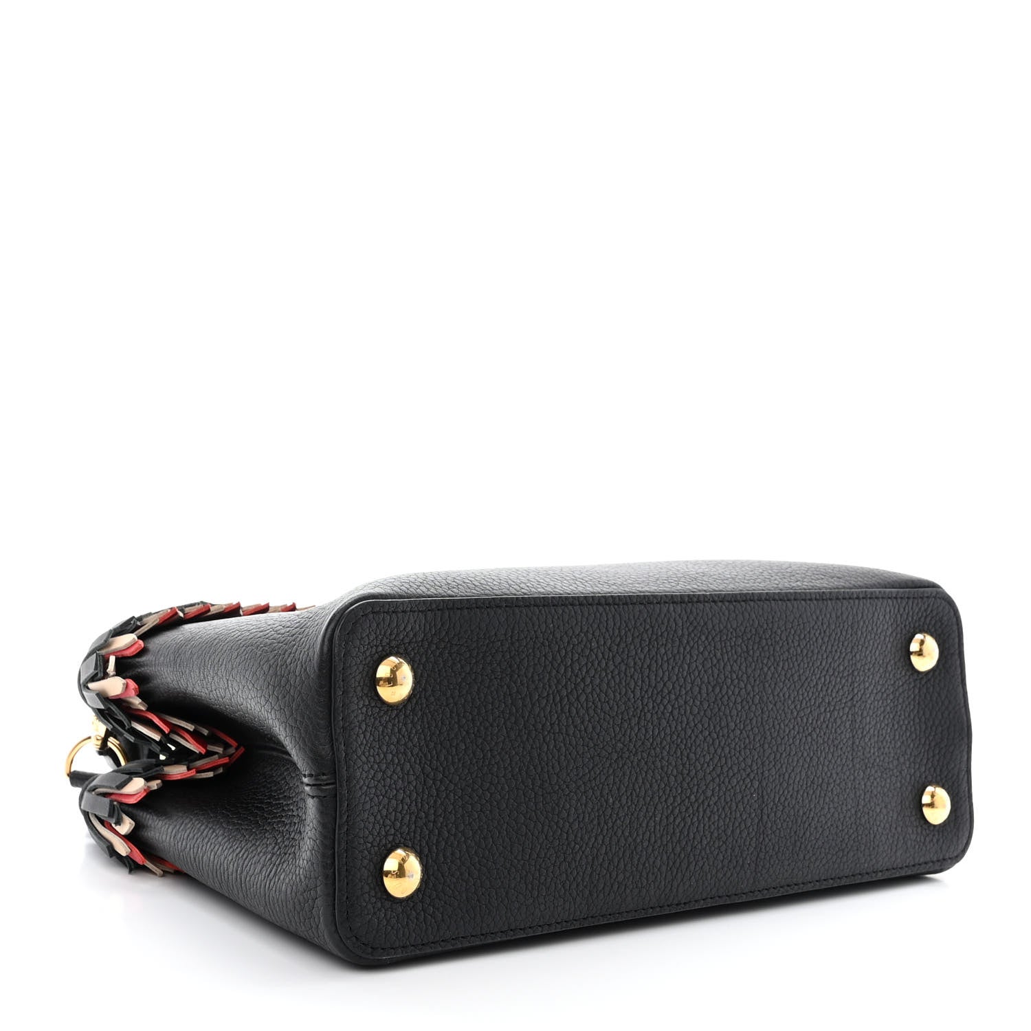 Louis Vuitton Hanami Taurillon Capucines BB Black Multicolor 4 of 9