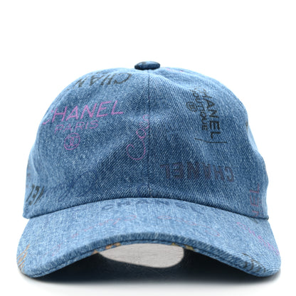 Chanel Denim Mood Cap Hat Blue 3 of 8