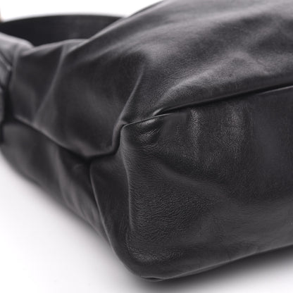 Gucci Calfskin Medium Horsebit Chain Hobo Black 8 of 11