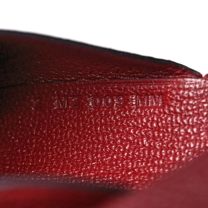 Hermes Chevre Mysore Calvi Duo Card Case Rouge H 9 of 10