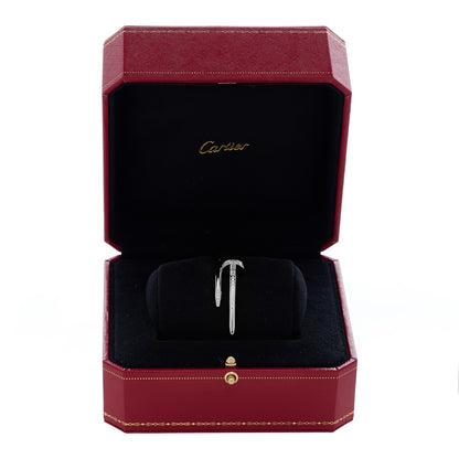 Cartier 18K White Gold Diamond Juste Un Clou Bracelet 16 4 of 4
