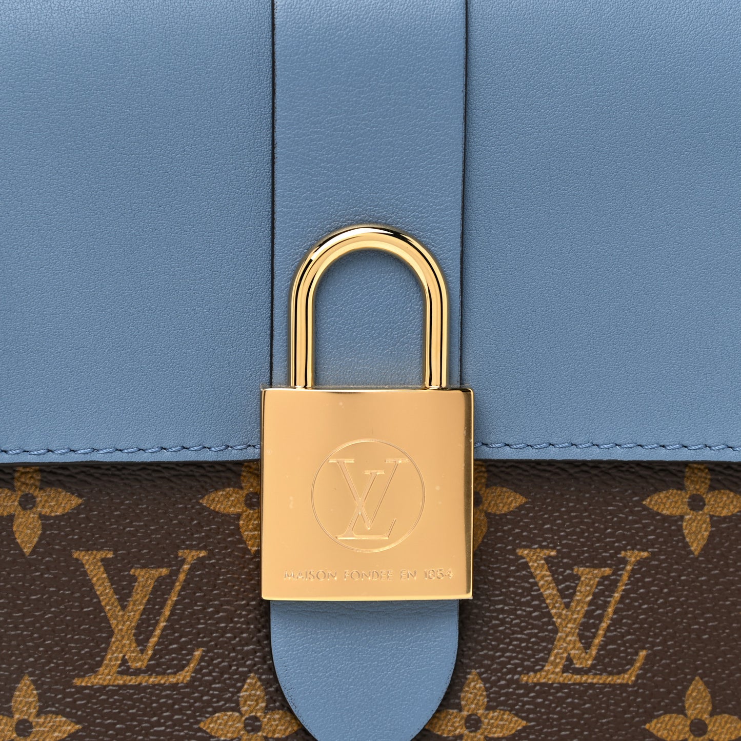 Monogram Locky BB Blue Jean