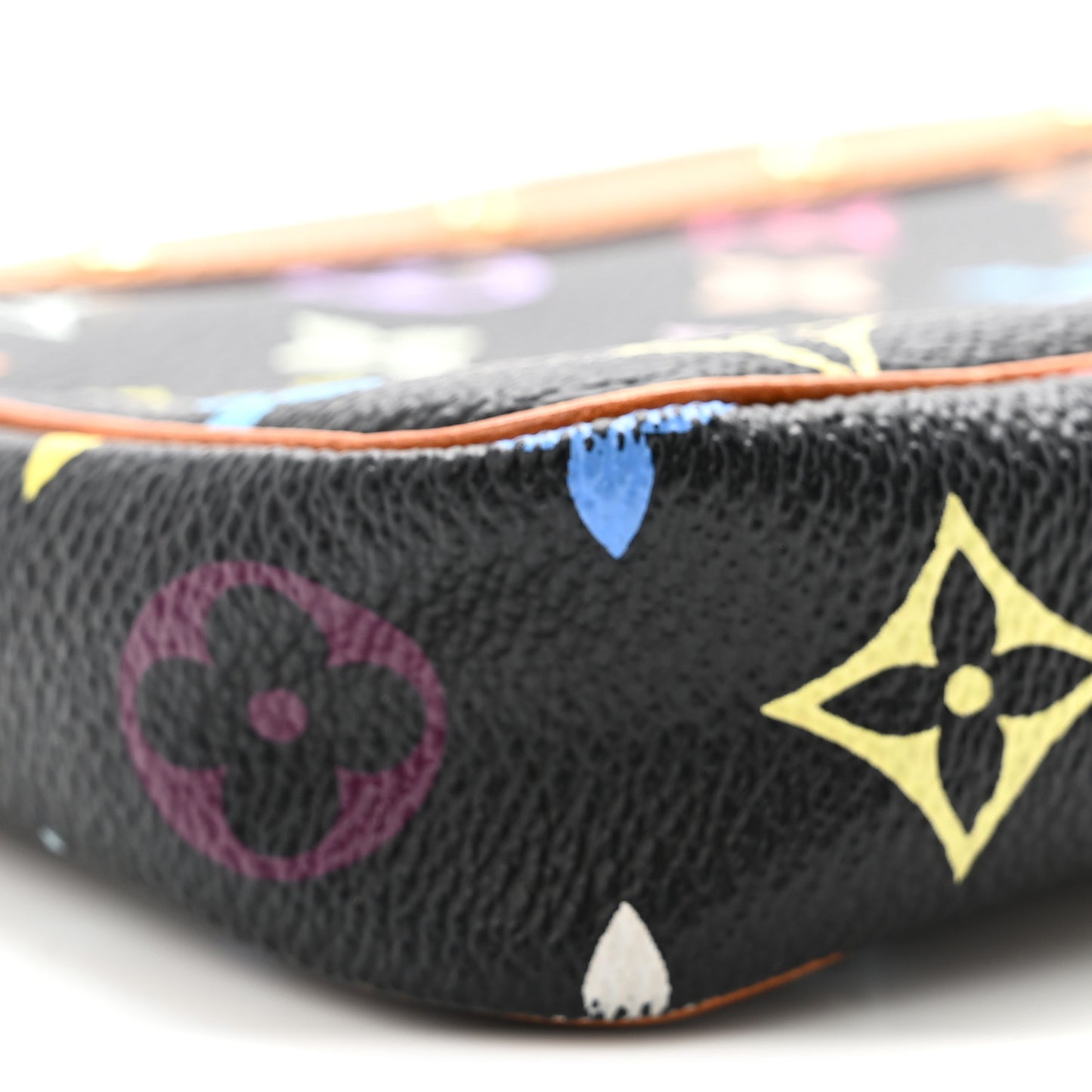 Monogram Multicolor Pochette Accessories Black