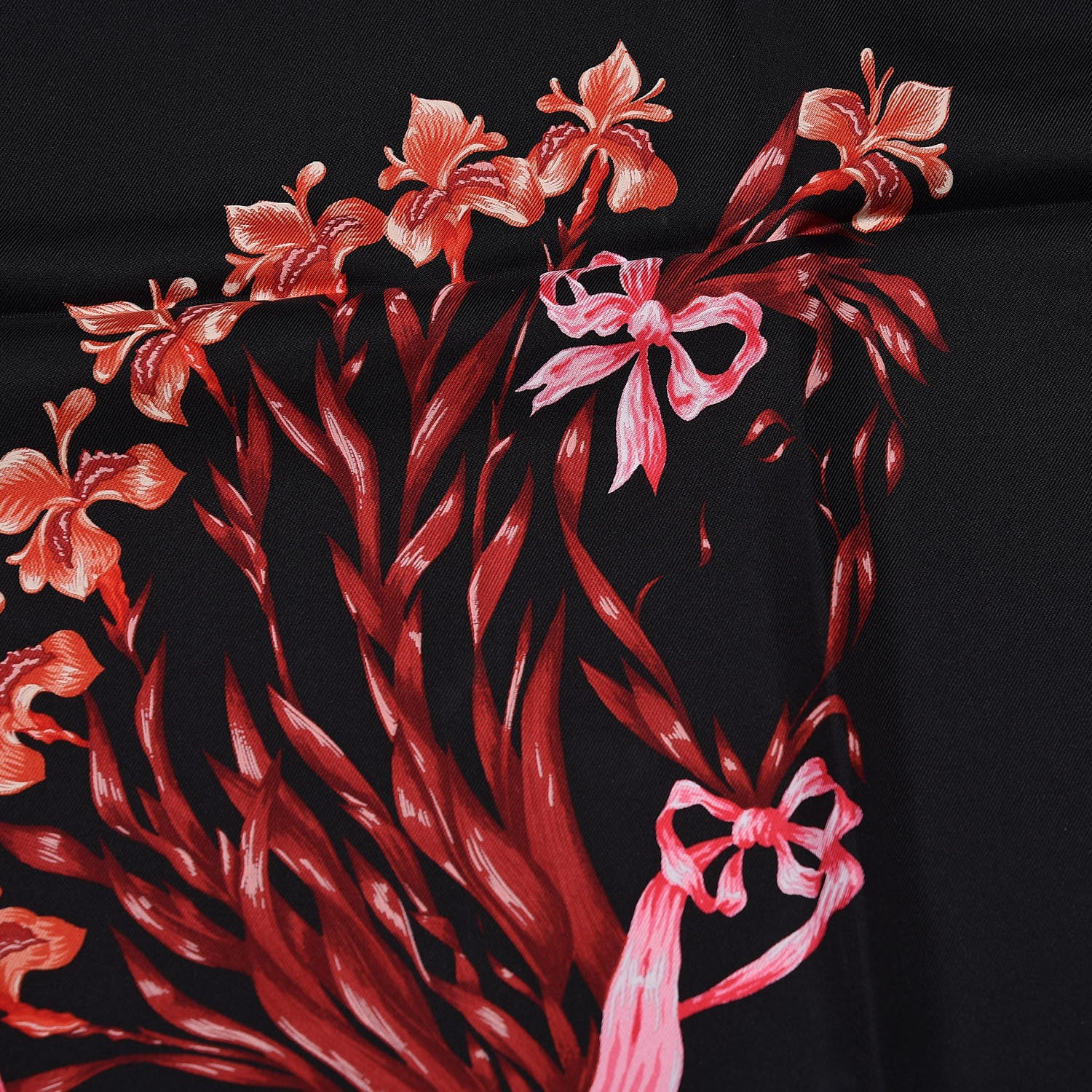 Hermes Silk Cheval Fleuri Scarf 90 6 of 8