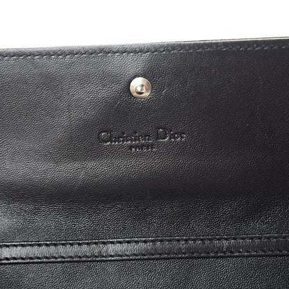 Christian Dior Lambskin Cannage Lady Dior Rendezvous Wallet On Chain Black 5 of 10