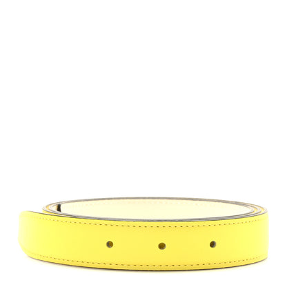 Hermes Swift Epsom 24mm Belt Strap 90 36 Nata Lime 1 of 5