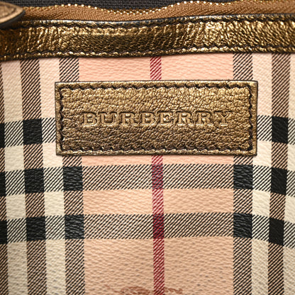 Burberry Haymarket Check Small Canterbury Tote Bronze 5 of 5