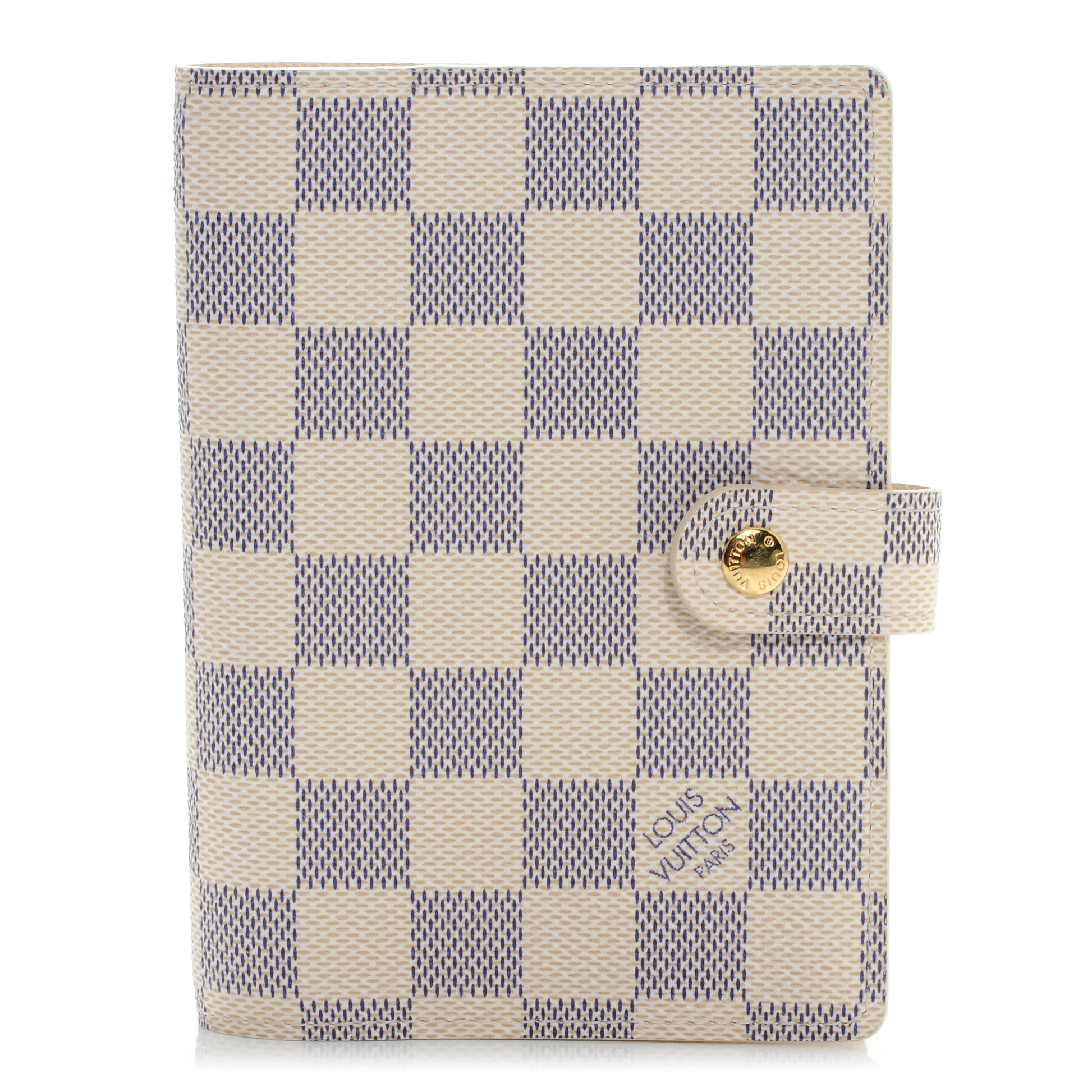 Louis Vuitton Damier Azur Small Ring Agenda Cover 1 of 6