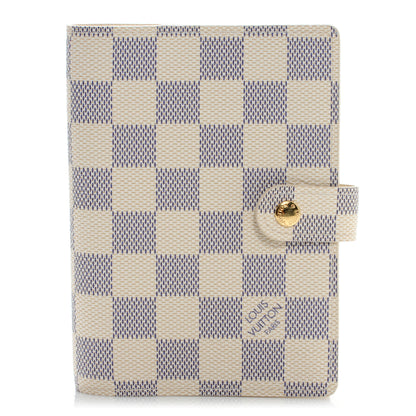 Louis Vuitton Damier Azur Small Ring Agenda Cover 1 of 6