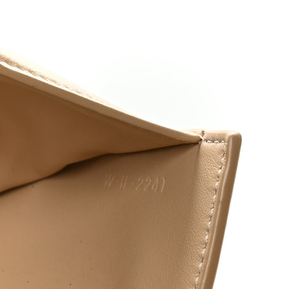Celine Grained Calfskin Small Tri-Fold Wallet Beige 8 of 9