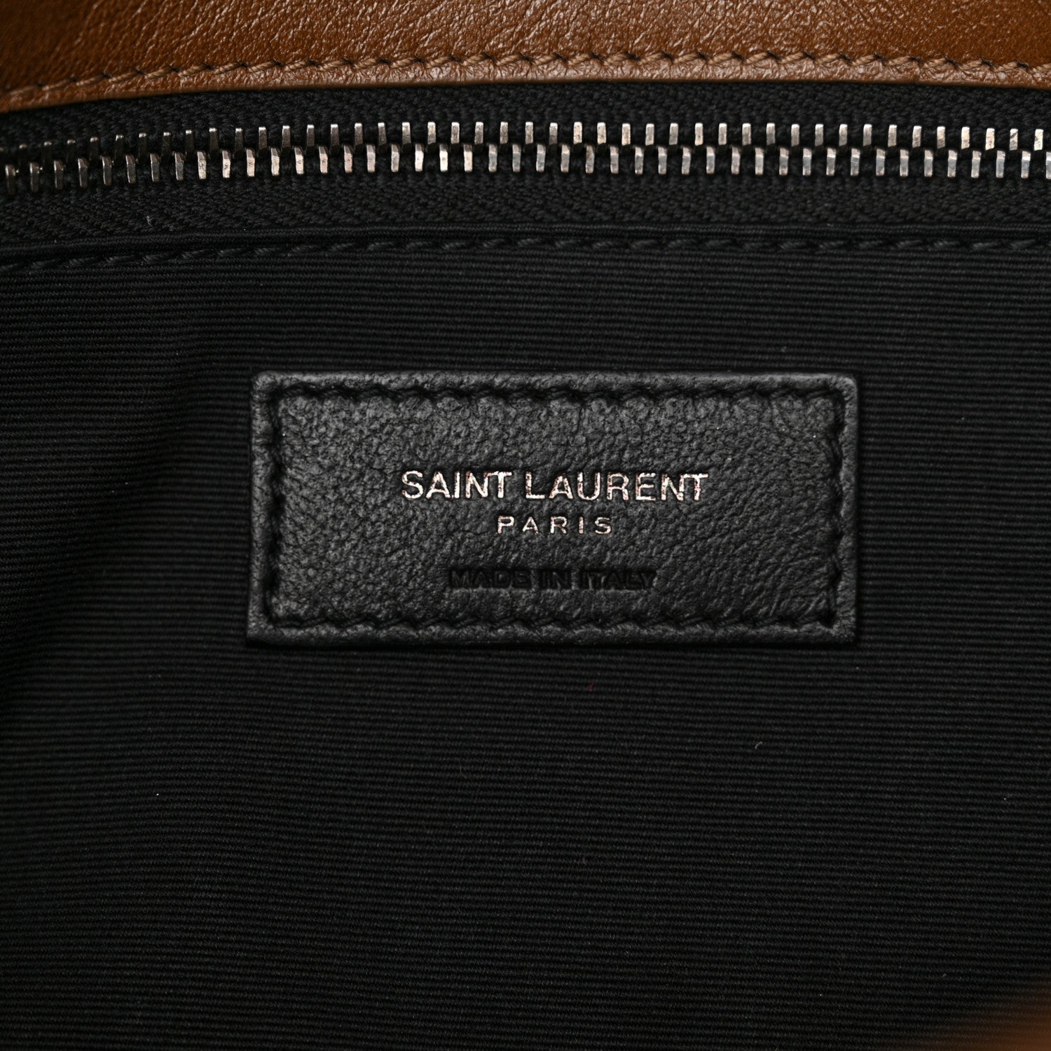 Saint Laurent Crinkled Calfskin Matelasse Monogram Medium Niki Chain Satchel Tan Brown 7 of 11