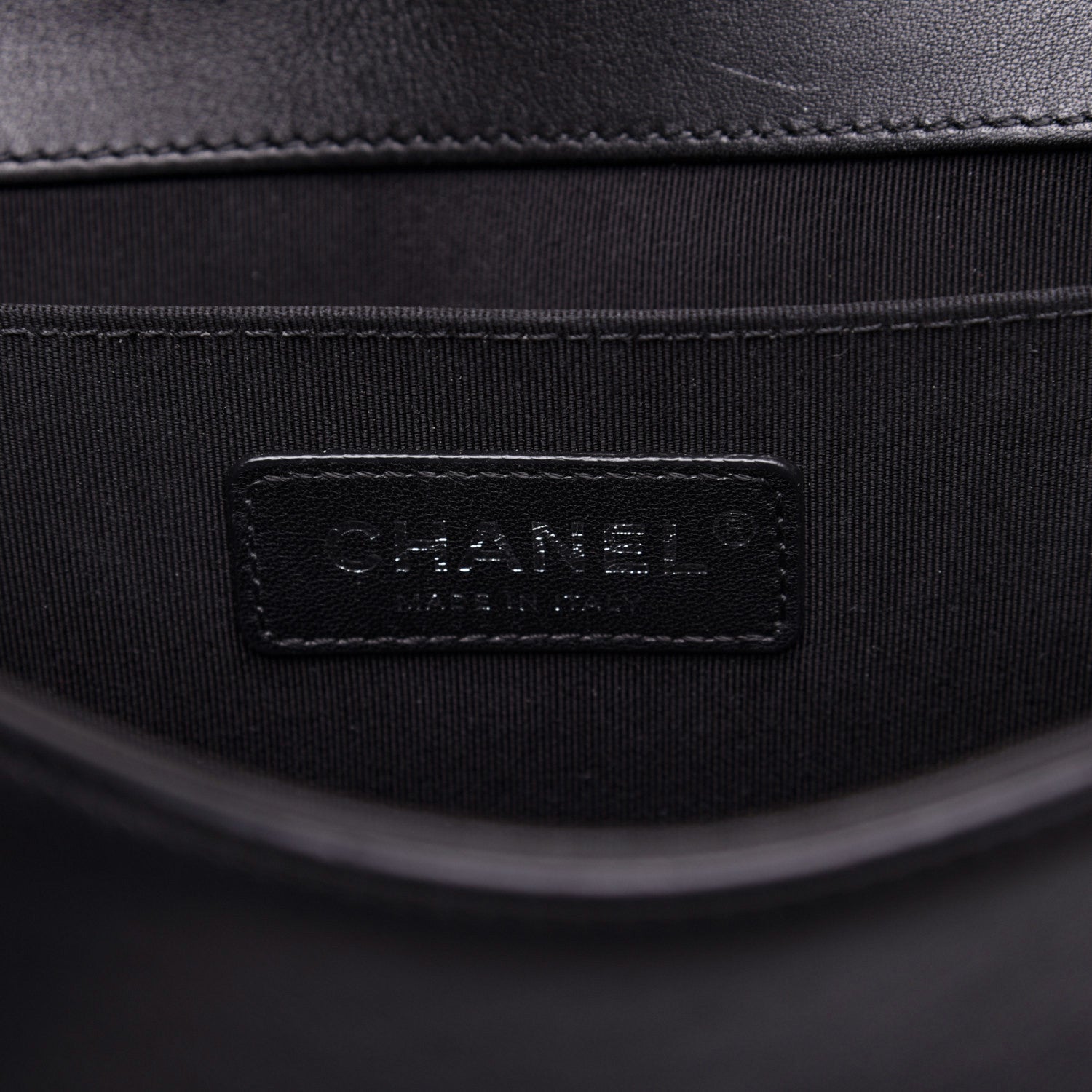 Chanel Calfskin Quilted Medium Boy Flap Black 8 of 14