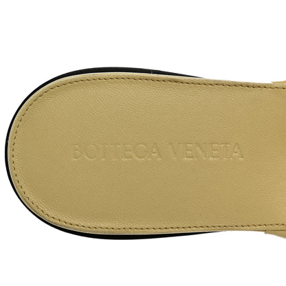 Bottega Veneta Nappa Quilted Rubber Lido Flat Sandals 36 Moon Beam 7 of 8