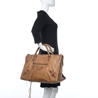 Balenciaga Chevre Classic Hardware Work Caramel 2 of 10