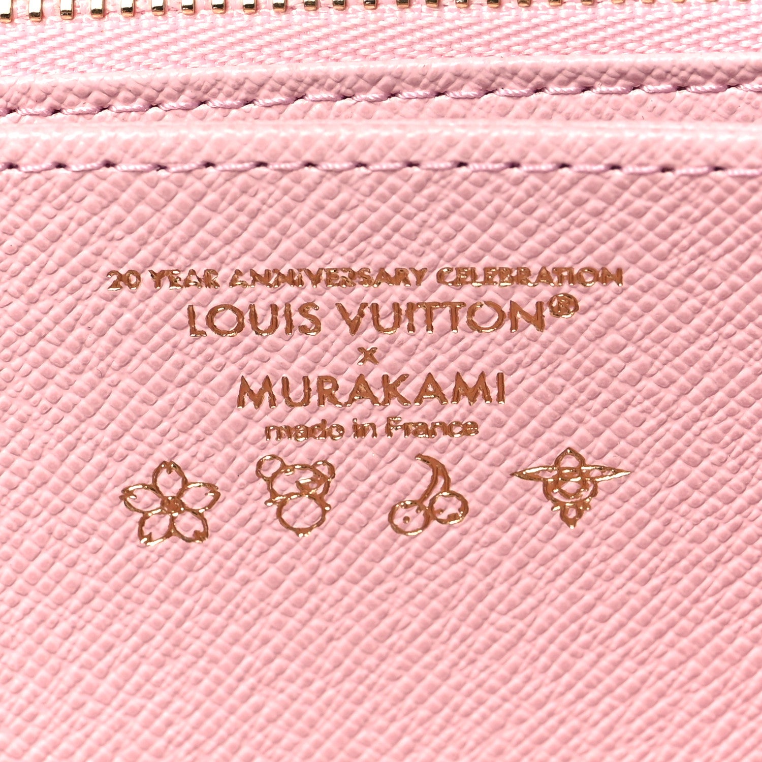 Louis Vuitton LV X TM Monogram Cherry Blossom Zippy Wallet Sakura