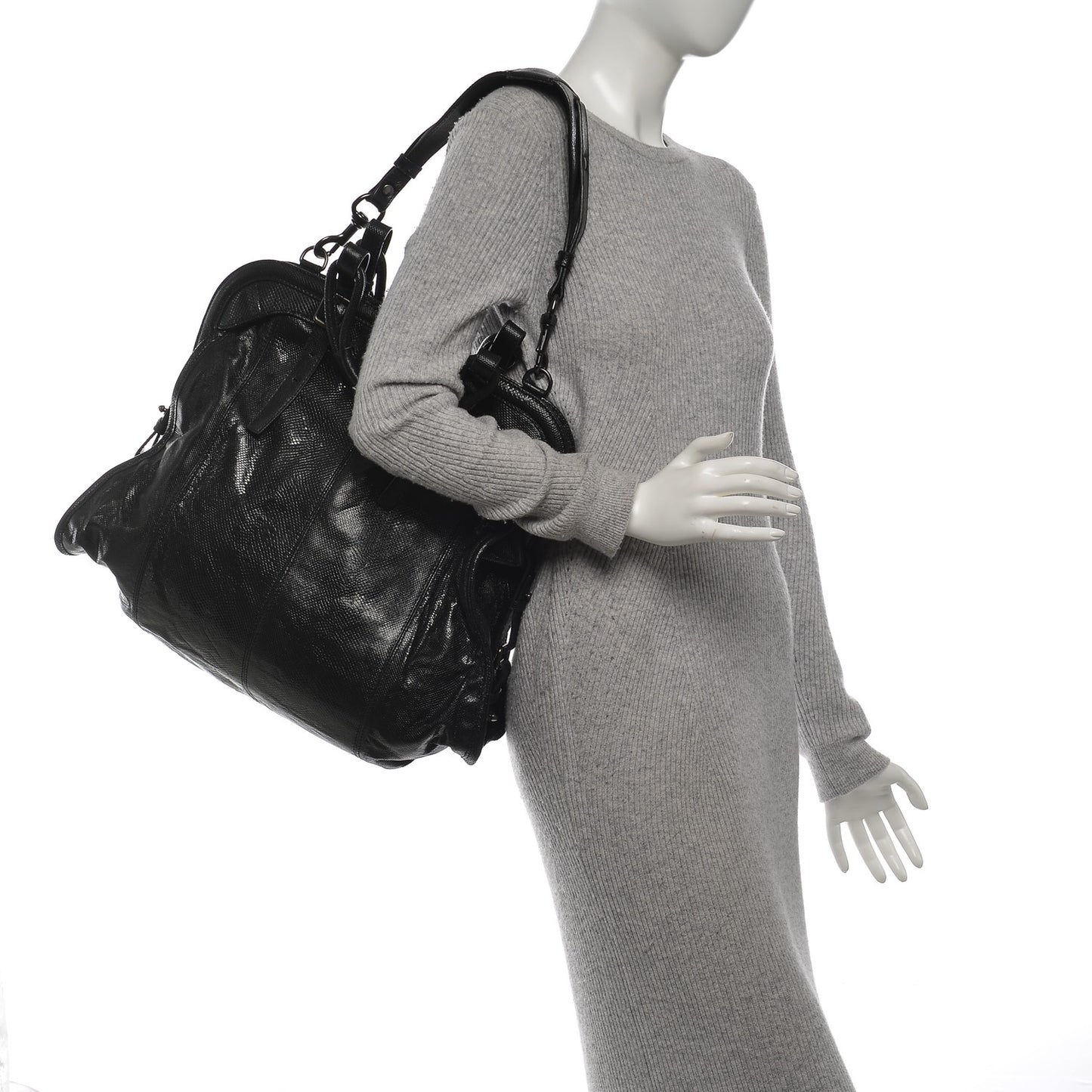 Lizard Postino Frame Bag Black