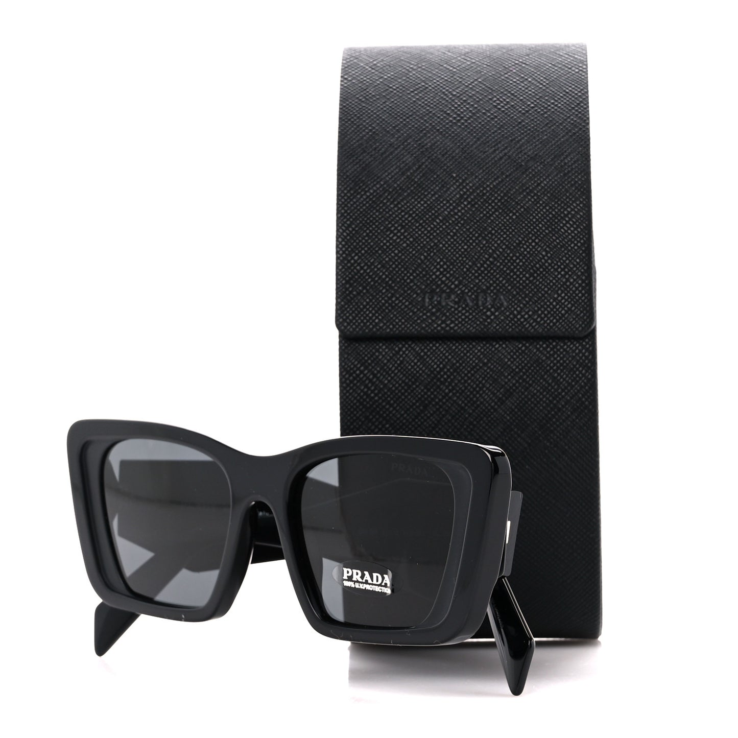 Acetate Symbole Sunglasses SPR 08Y Black