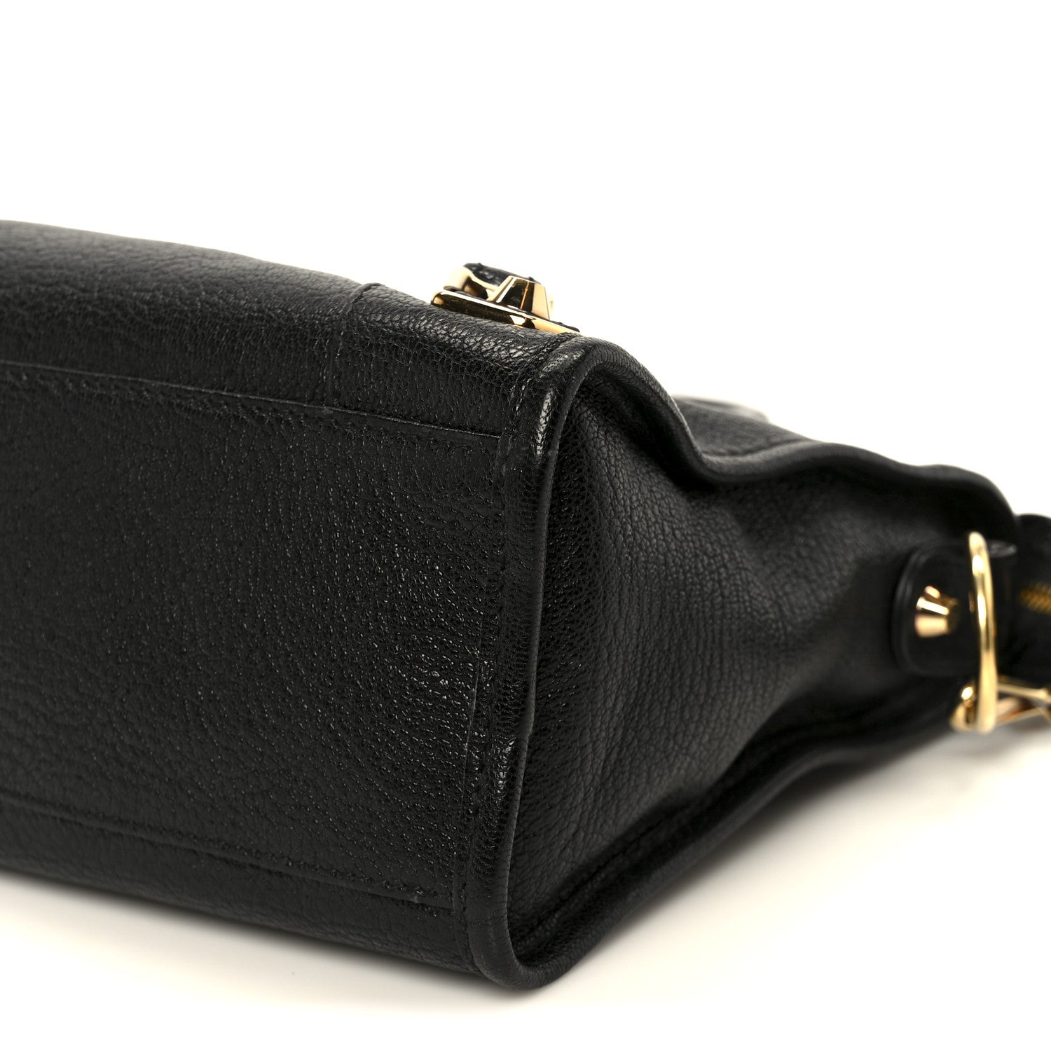 Balenciaga Chevre Gold Metallic Edge Hardware S City Black 10 of 10