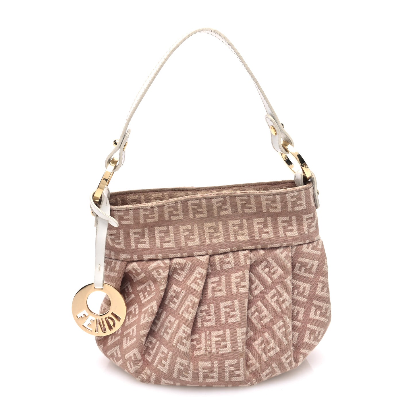 Zucca Mini Chef Hobo Beige White