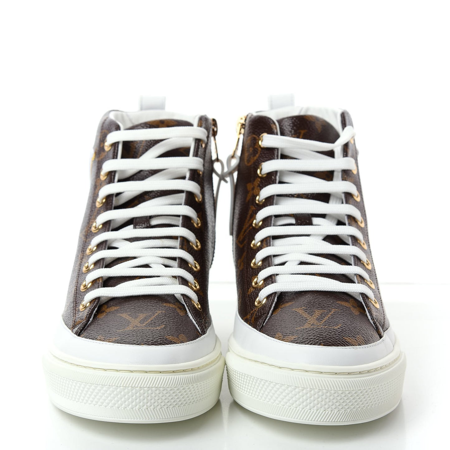 Patent Monogram Stellar Sneaker Boots 38
