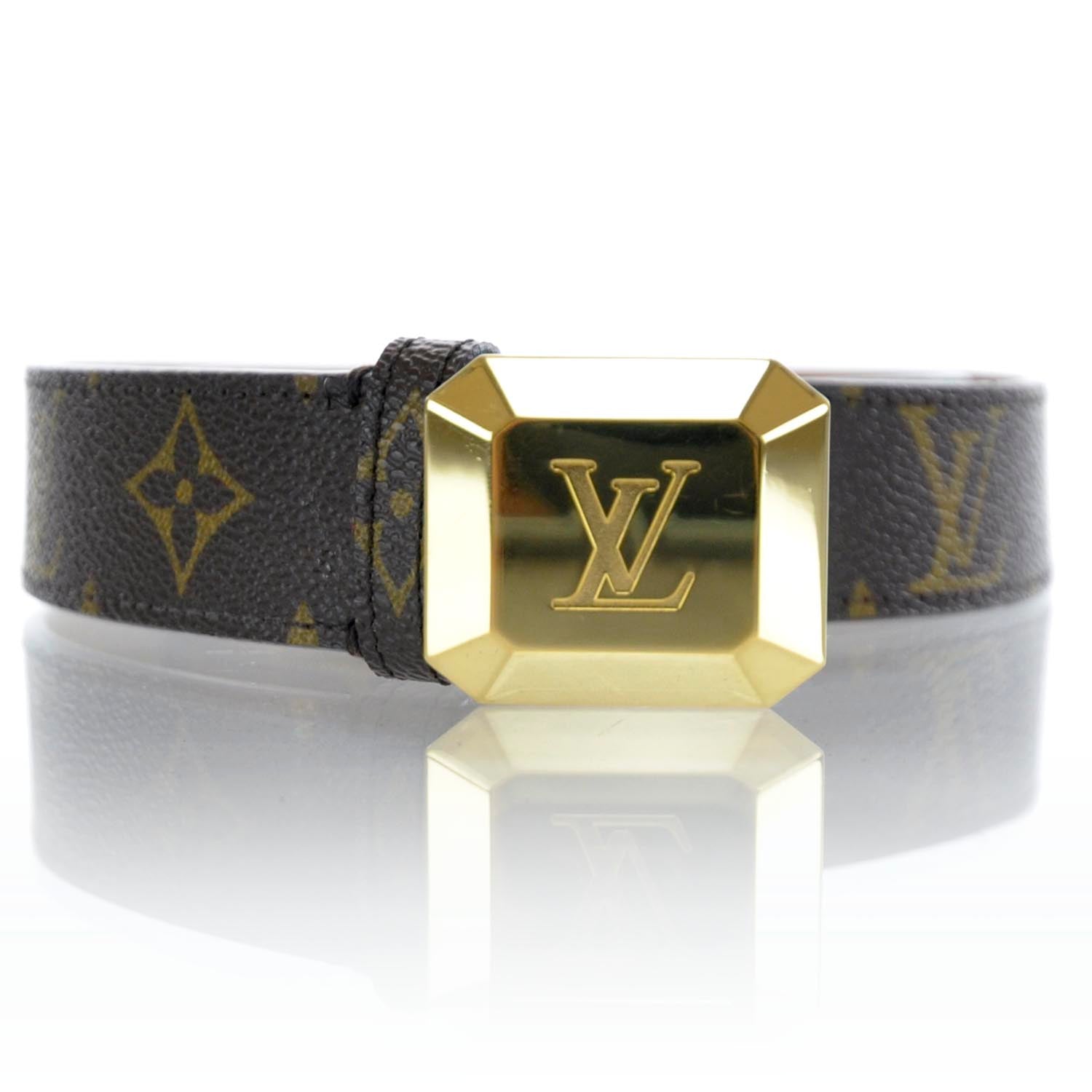 Louis Vuitton Monogram Cabochon Belt Buckle 1 of 7