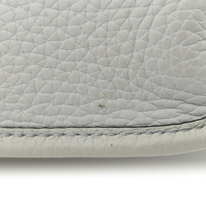 Hermes Taurillon Clemence Flipperball Sangle Evelyne TPM Bleu Pale Caramel Nata Gold 11 of 11