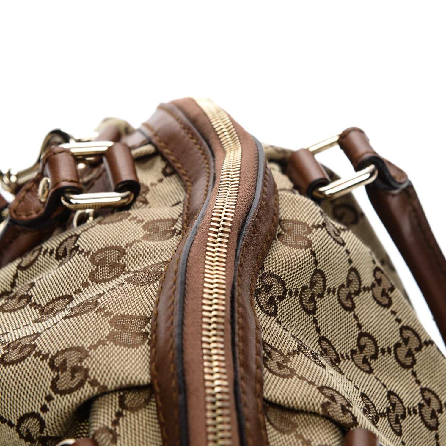 Gucci Monogram Medium Sukey Boston Brown 8 of 8