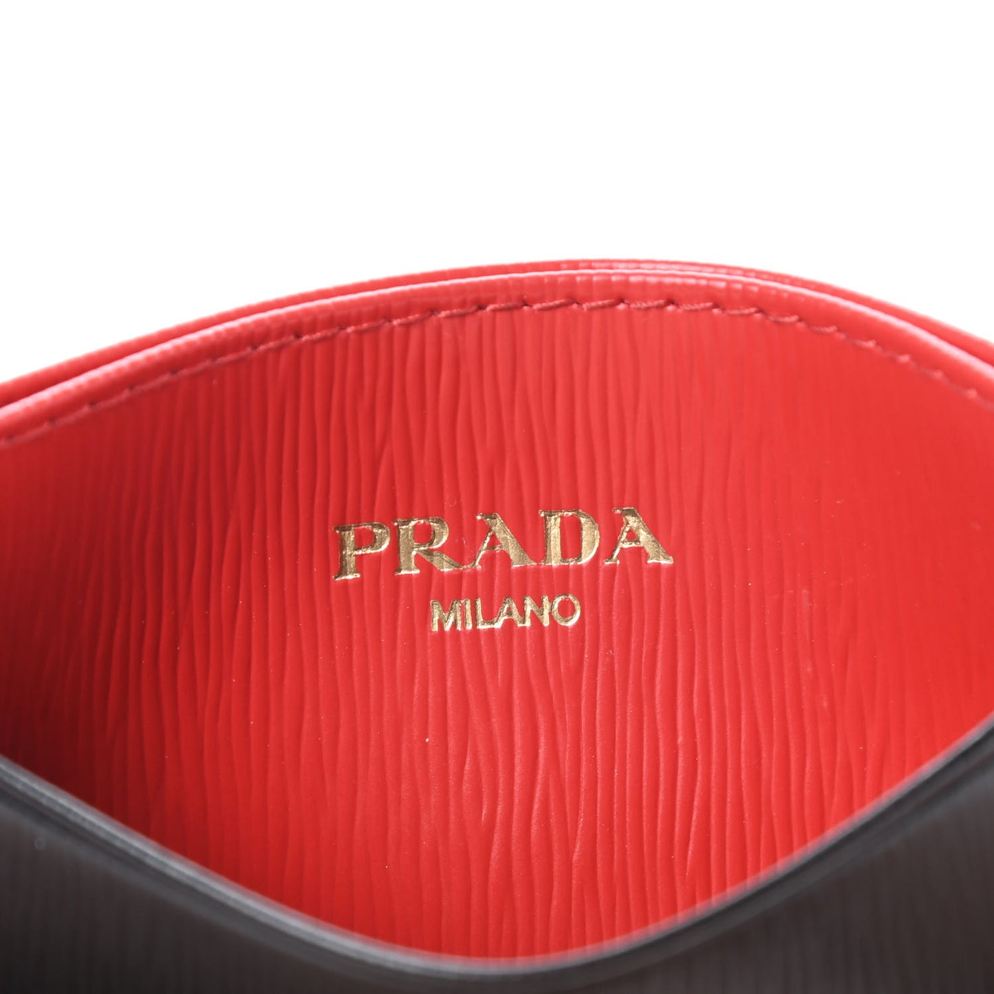 Vitello Move Metal Card Case Black Lacca