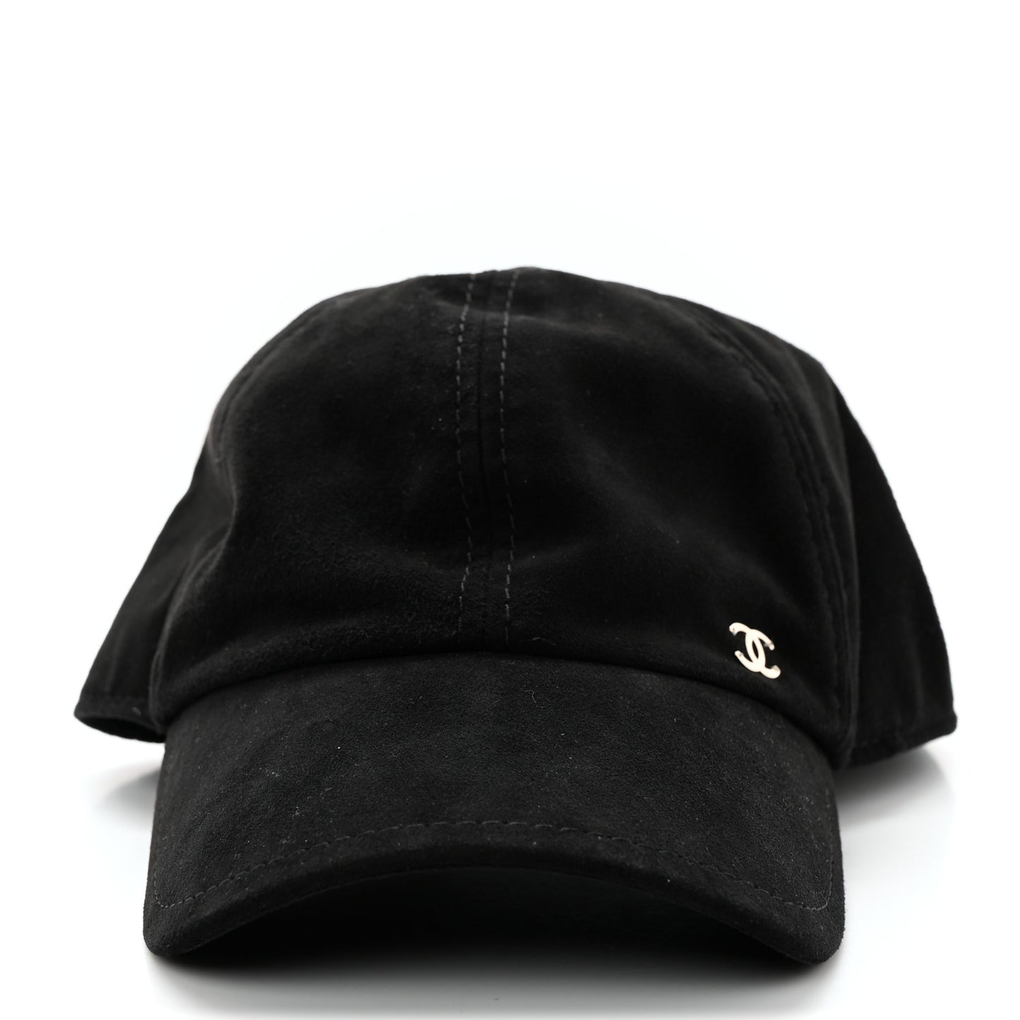 Suede Goatskin CC Cap Hat Black