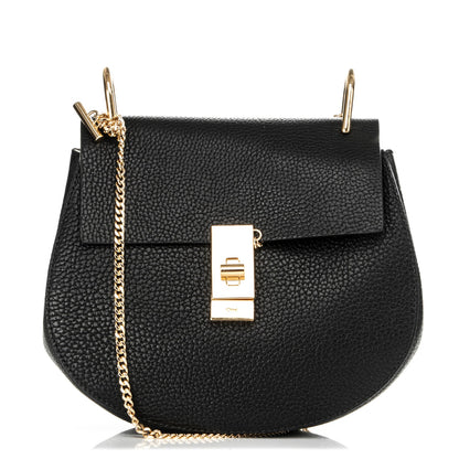 Chloe Grained Lambskin Drew Shoulder Bag Black 1 of 6