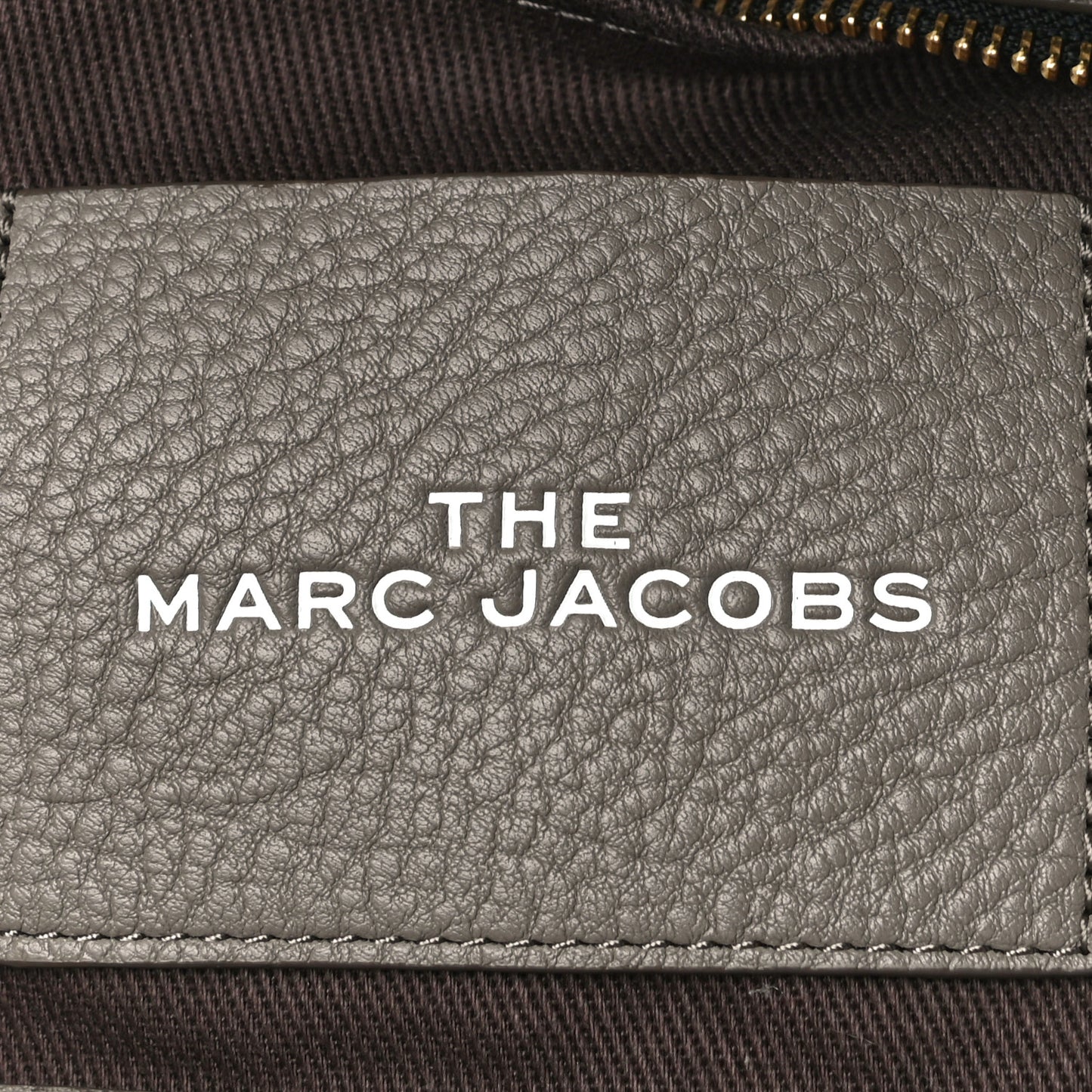 Grained Calfskin Small The Tote Bag Cement
