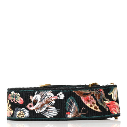 Valentino Garavani Canvas Camubutterfly Rockstud Guitar Strap Multicolor 2 of 4