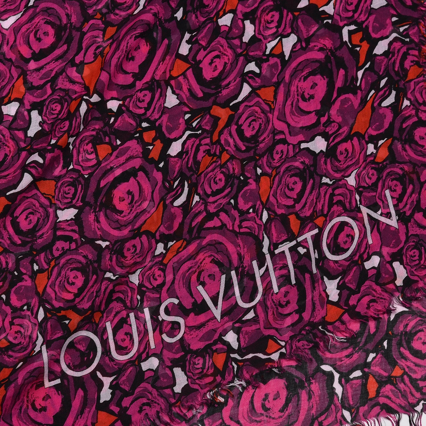 Modal Silk Rock'n'Roses Stole Berry