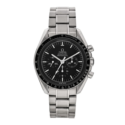 Omega Stainless Steel 42mm Speedmaster Moonwatch Professional Chronograph Manual Winding Watch Black 311.30.42.30.01.006 1 of 4