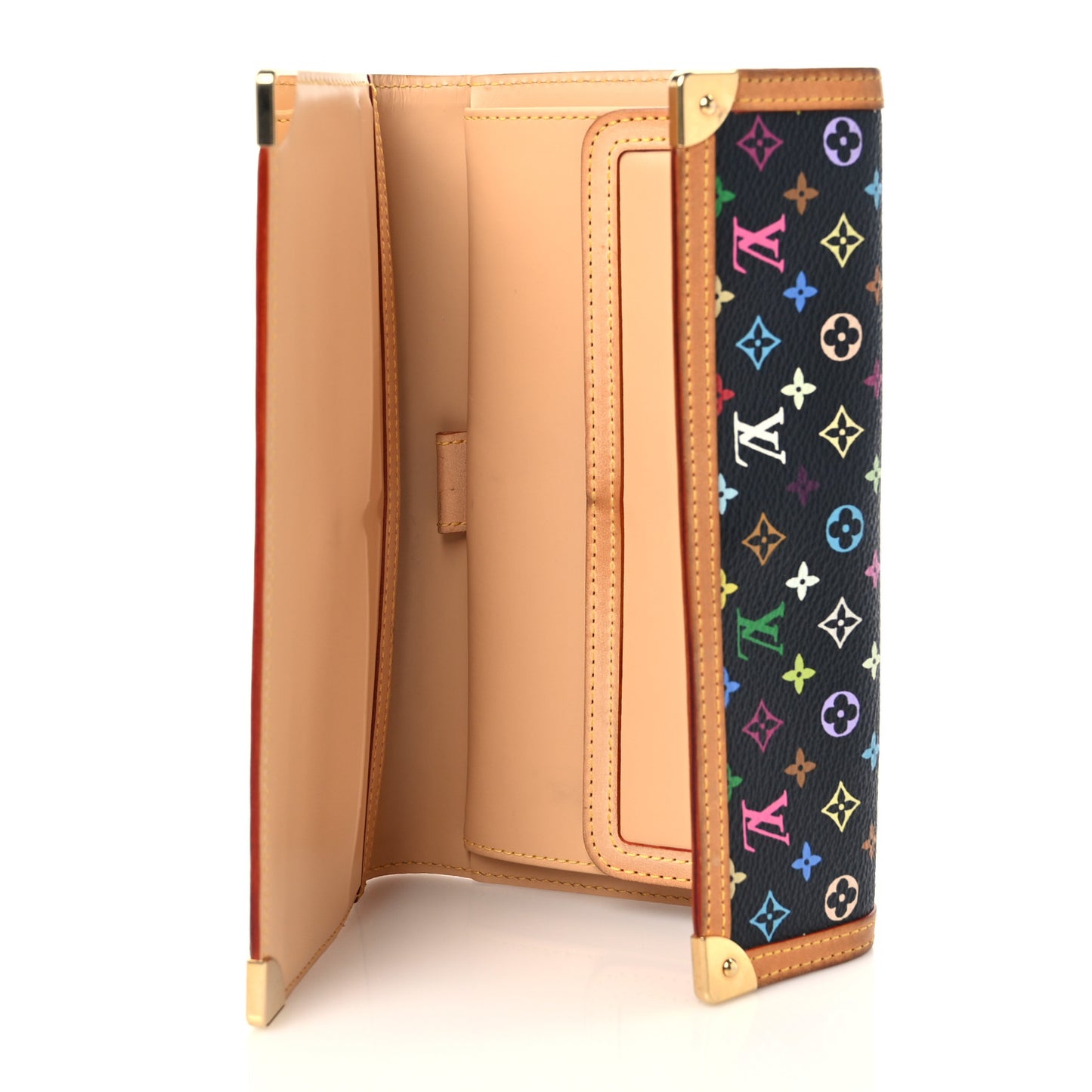 Monogram Multicolor Porte Tresor International Wallet Black