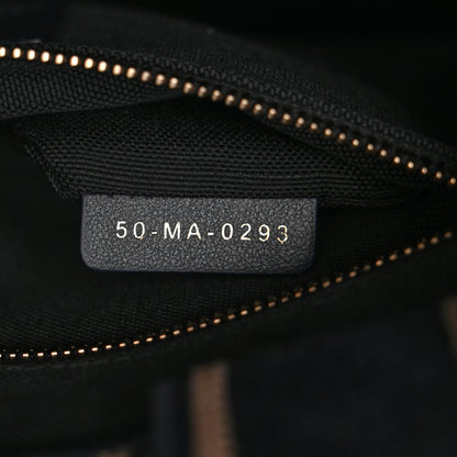 Christian Dior Oblique Calfskin Small Book Tote With Strap Blue Multicolor 7 of 10