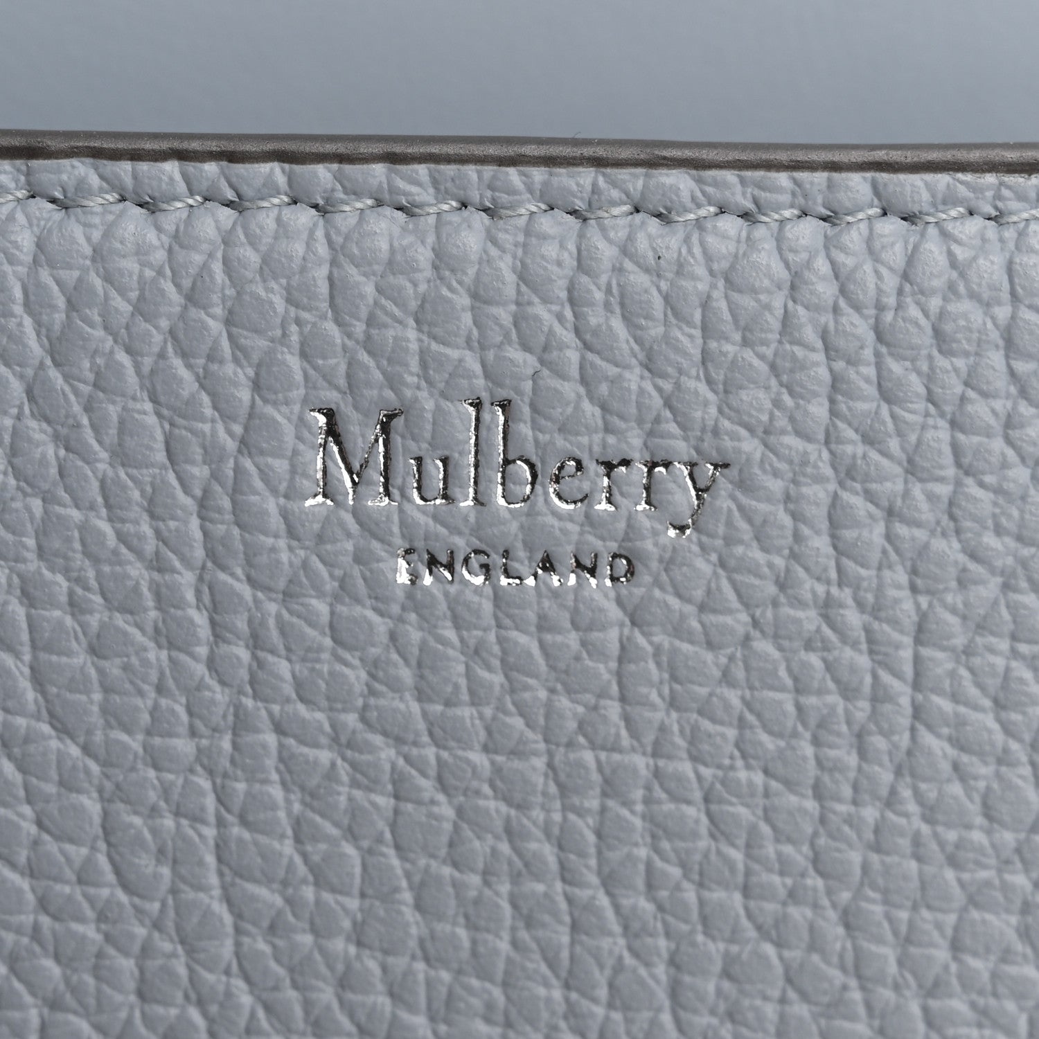 Mulberry Natural Grained Calfskin Small Darley Satchel Poplin Blue 6 of 14