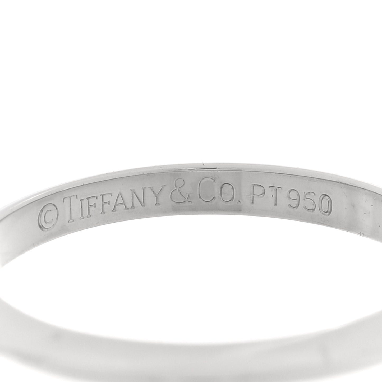 Platinum 2mm Knife Edge Wedding Band Ring 49 4.75