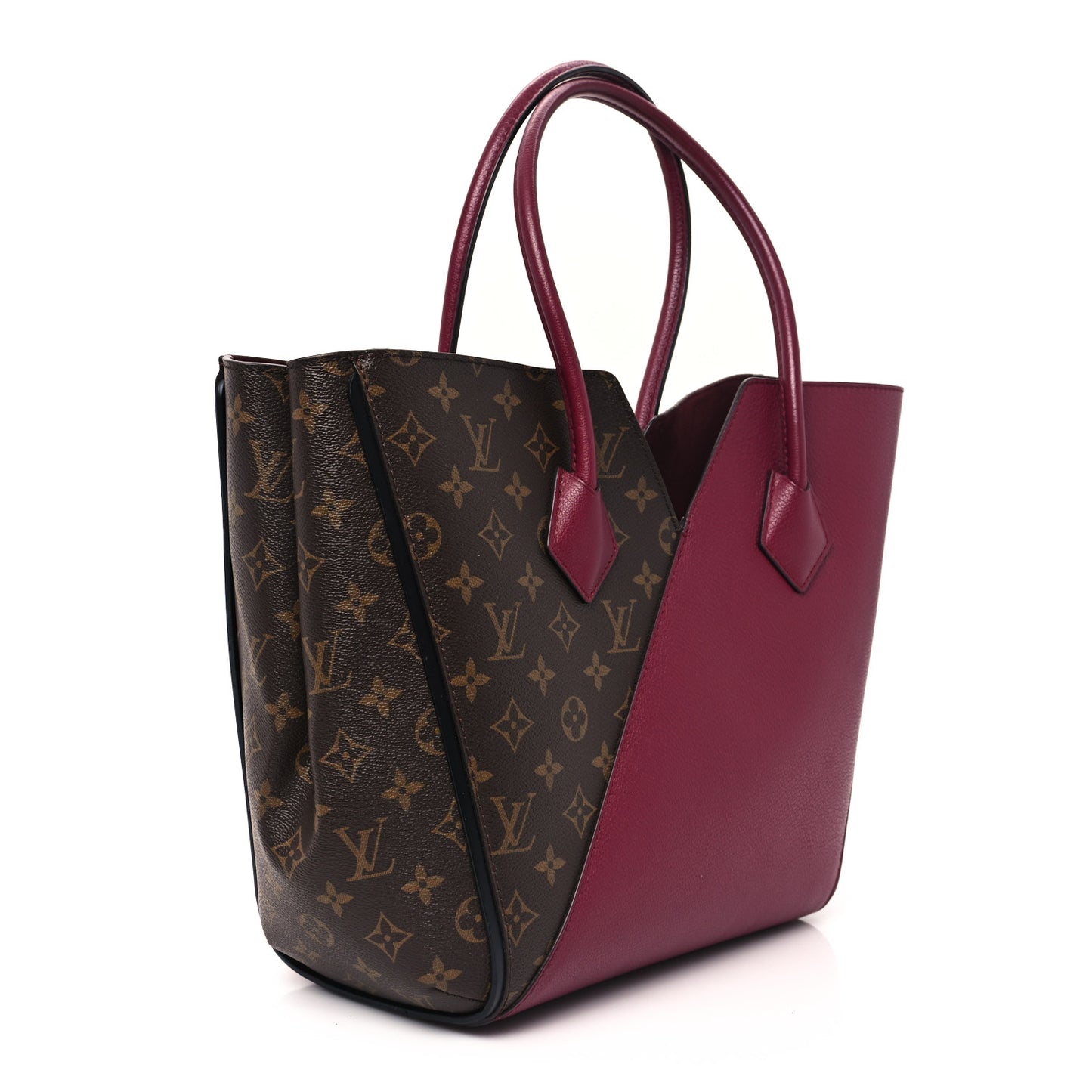 Calfskin Monogram Kimono Tote Grape