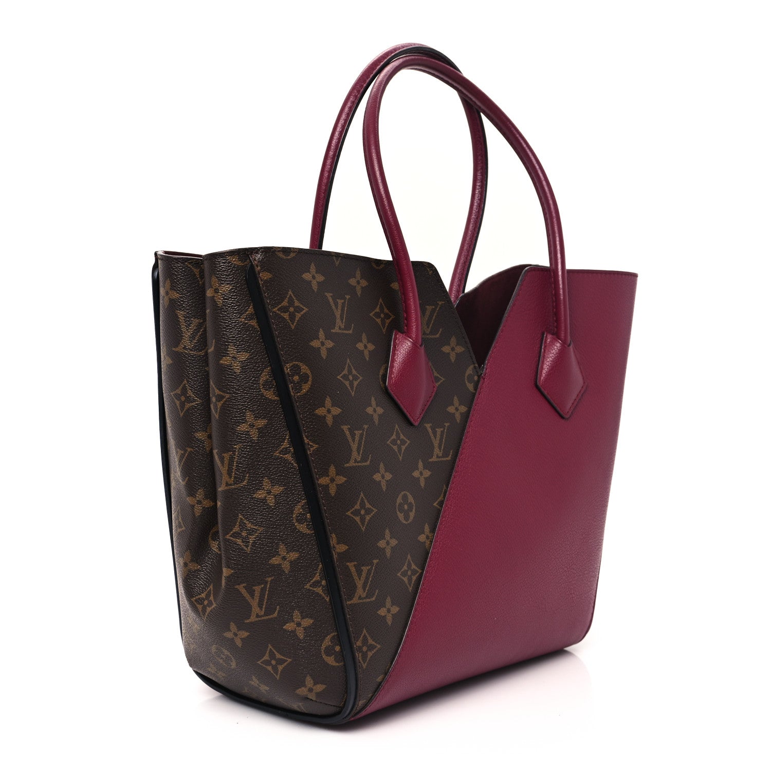 Louis Vuitton Calfskin Monogram Kimono Tote Grape 3 of 13
