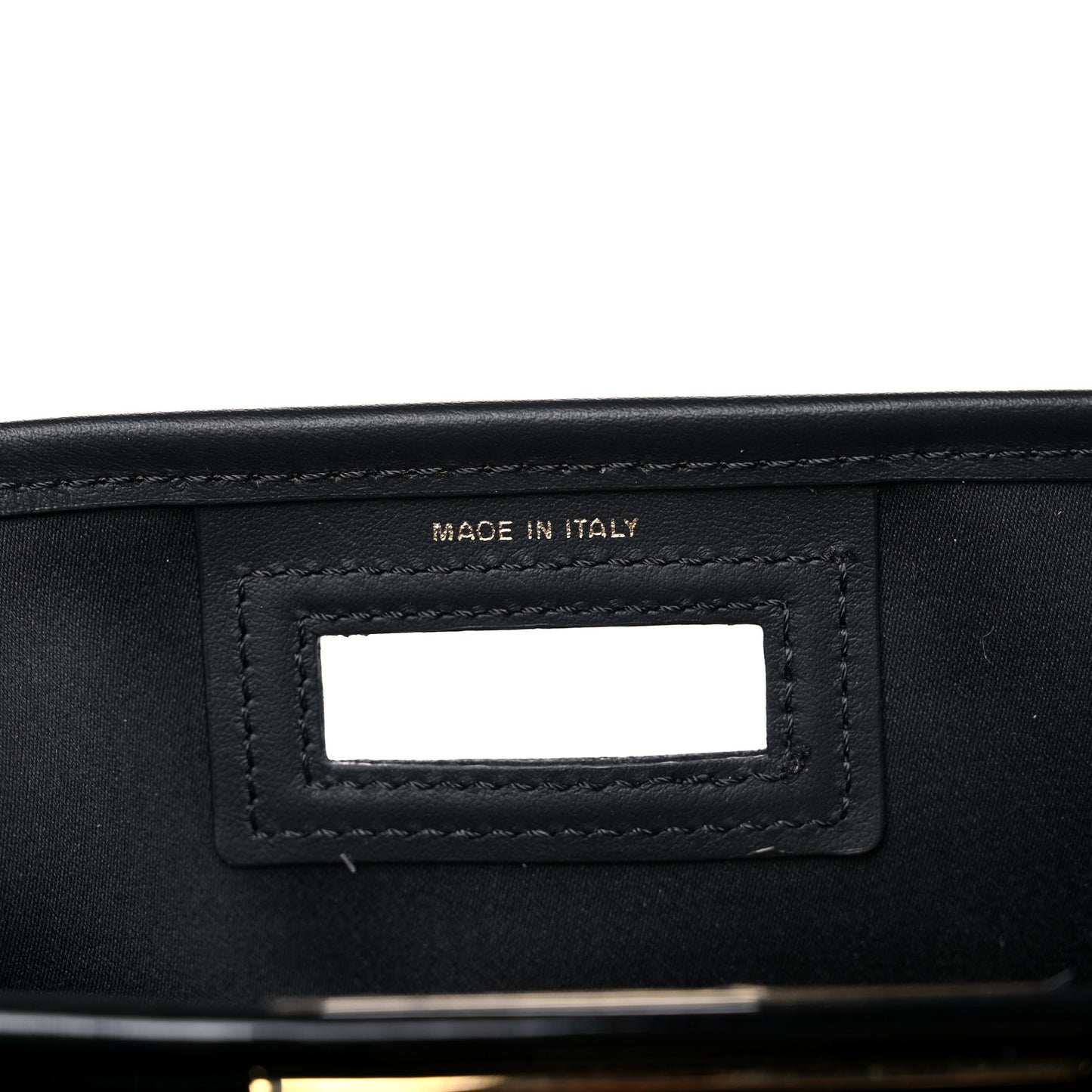 Patent Medium Peekaboo Iconic Defender Satchel Black